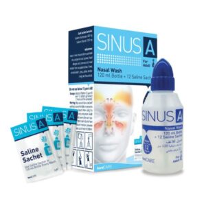 Fľaša na výplach nosa SINUS A120ml + 12 vreciek