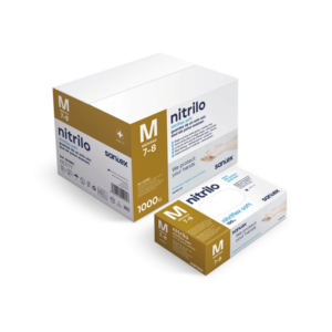 Rukavice nitril nepúdrované Santex M 100ks